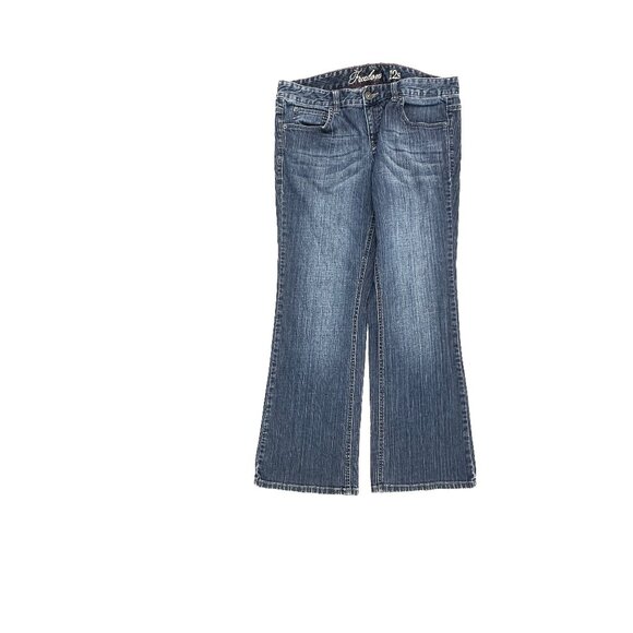 Tommy Hilfiger Freedom Bootcut Women's size 12P Dark Wash Blue Denim Jeans - Picture 1 of 5